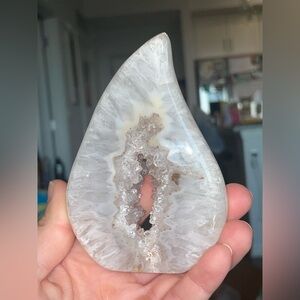 Druzy Agate Flame